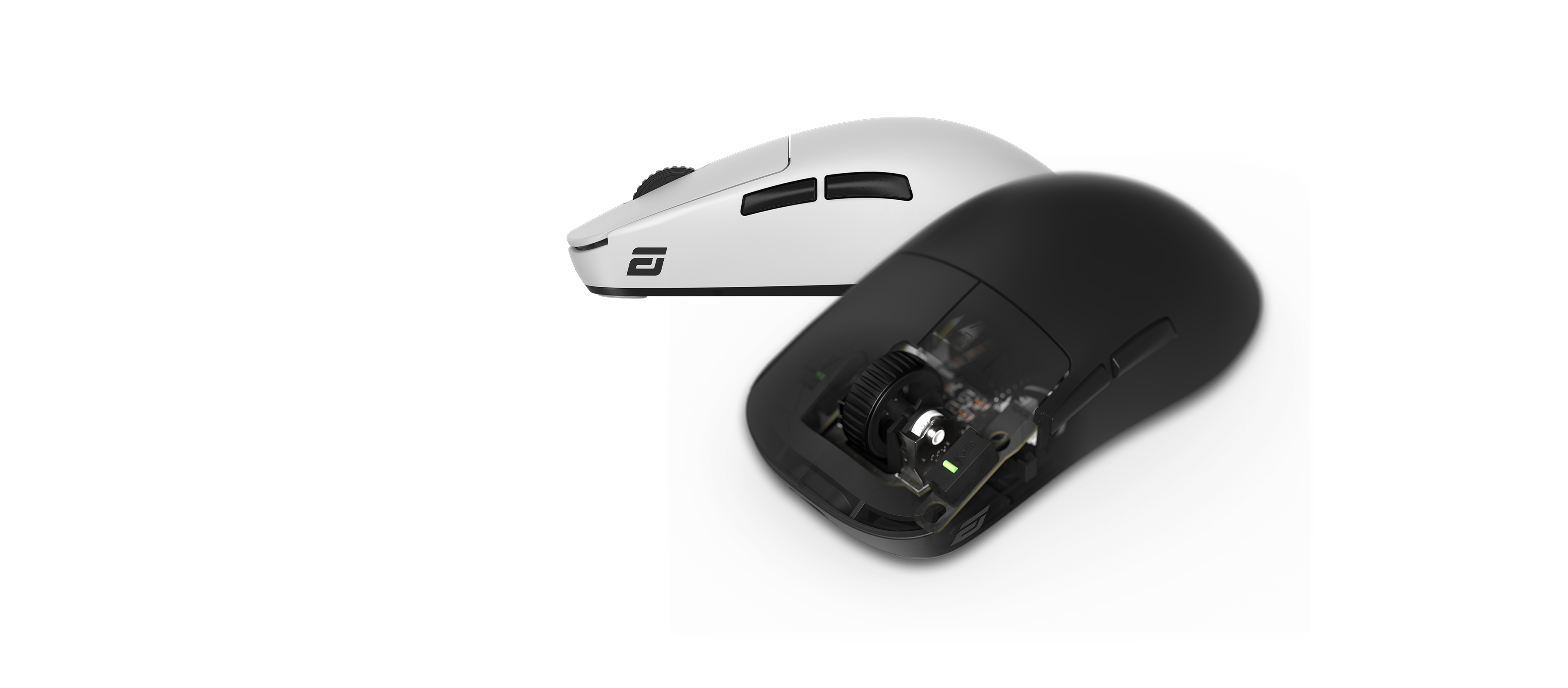 Wireless Gaming Mouse OP1we in Black or White