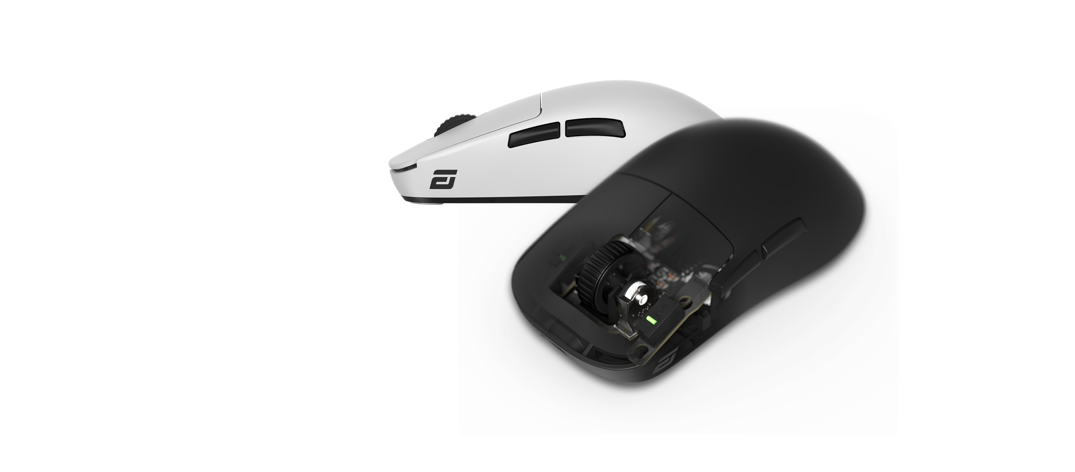 Mouse Gamer Sem Fio OP1we em Preto ou Branco