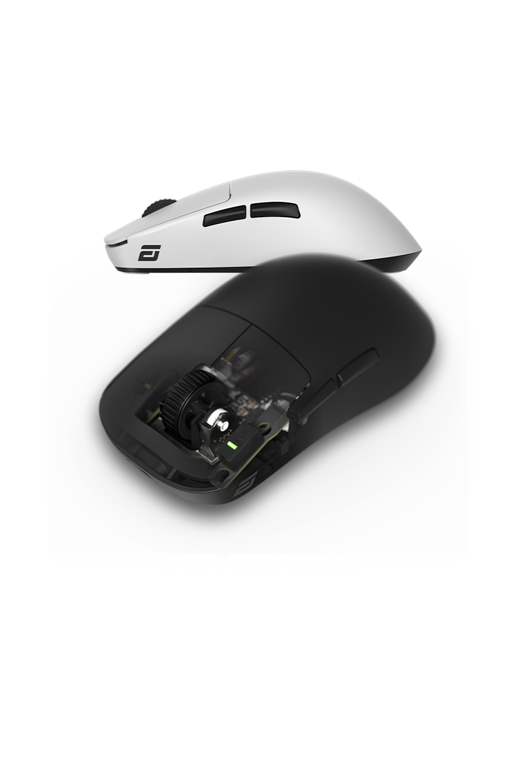 Wireless Gaming Mouse OP1we in Black or White