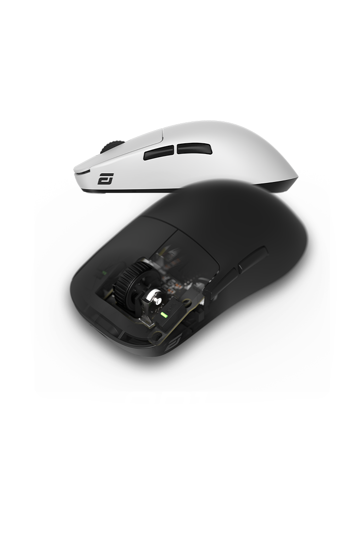 Mouse Gamer Sem Fio OP1we em Preto ou Branco