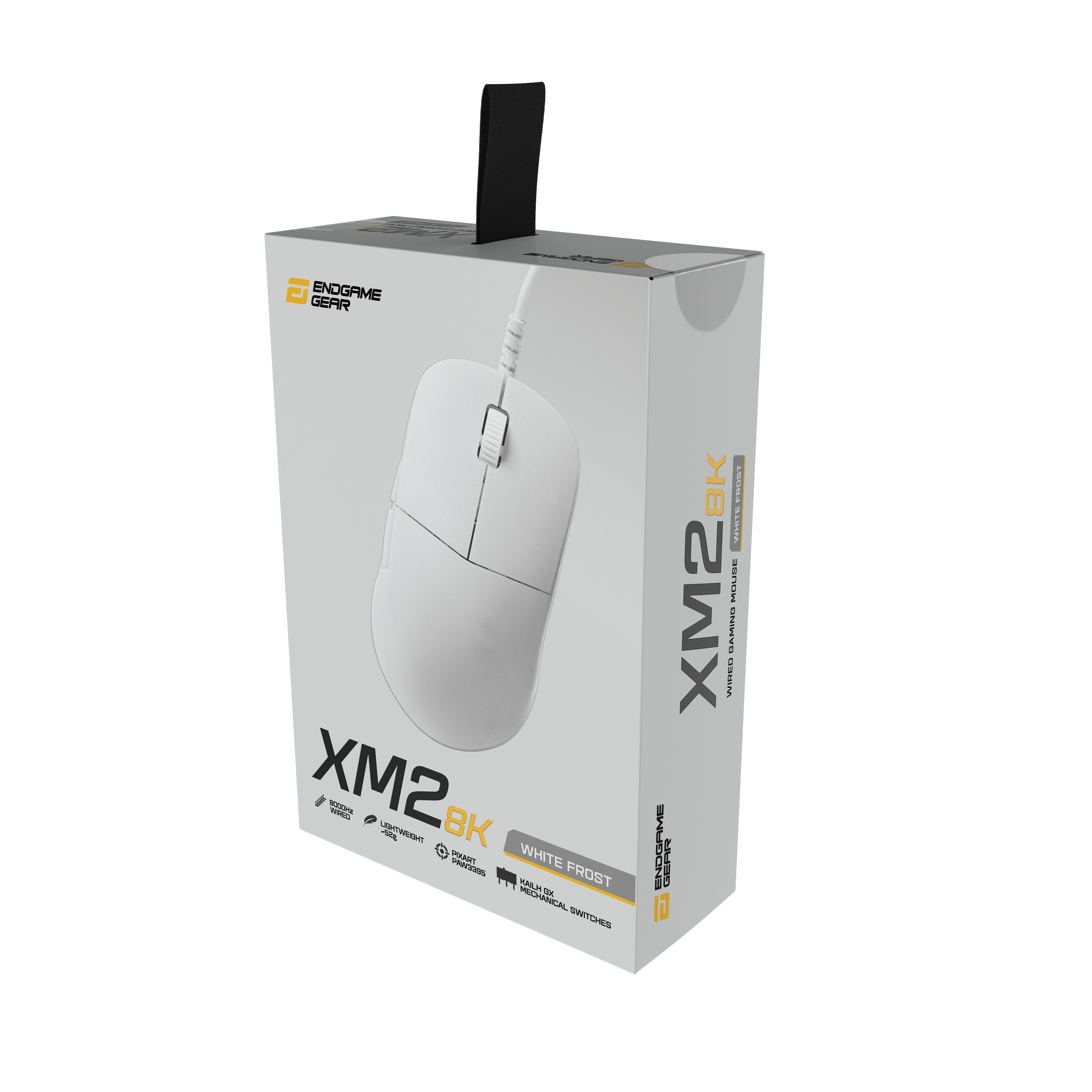 endgame-gear - XM2 8k Gaming Souris - White Frost