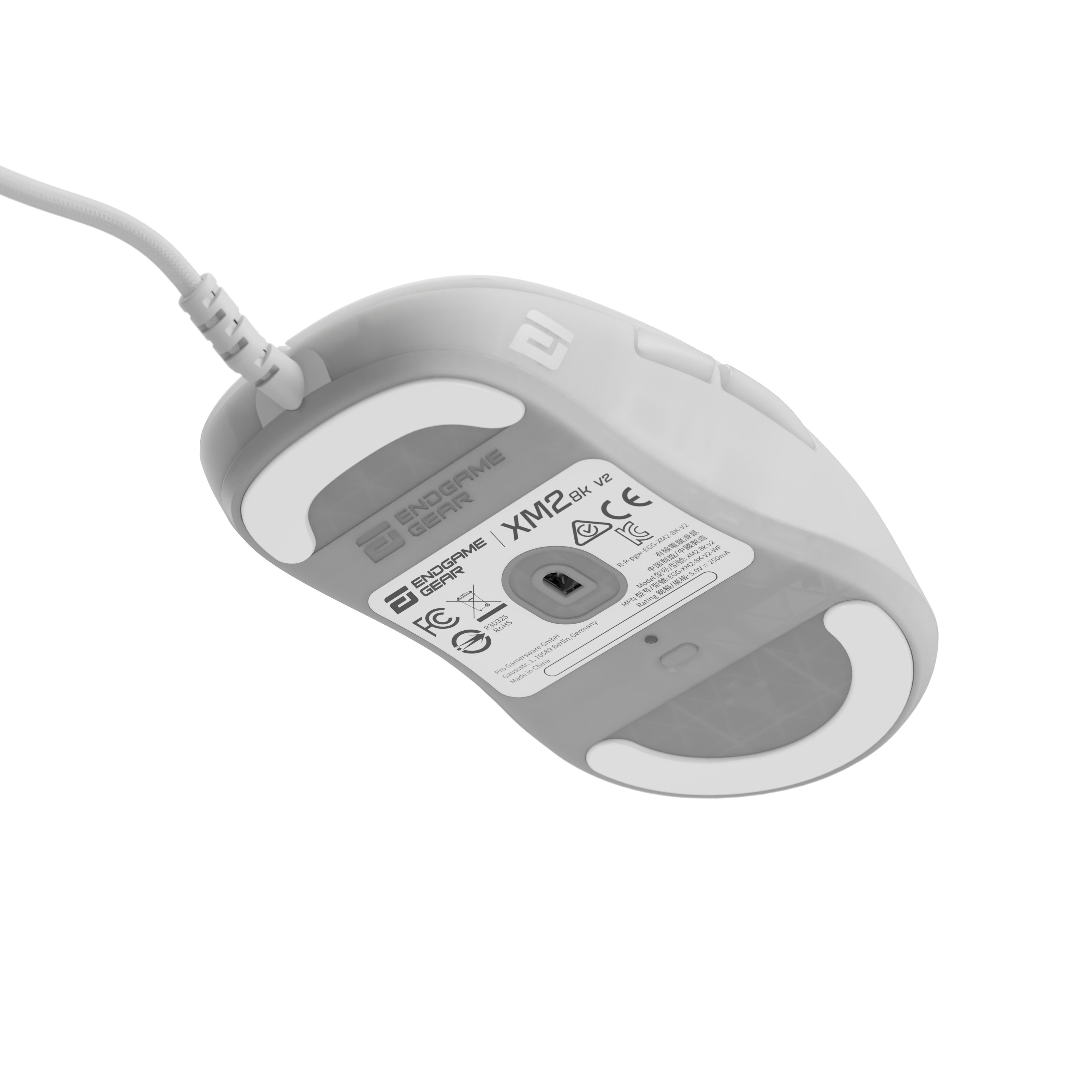 endgame-gear - XM2 8k v2 Gaming Maus - White Frost