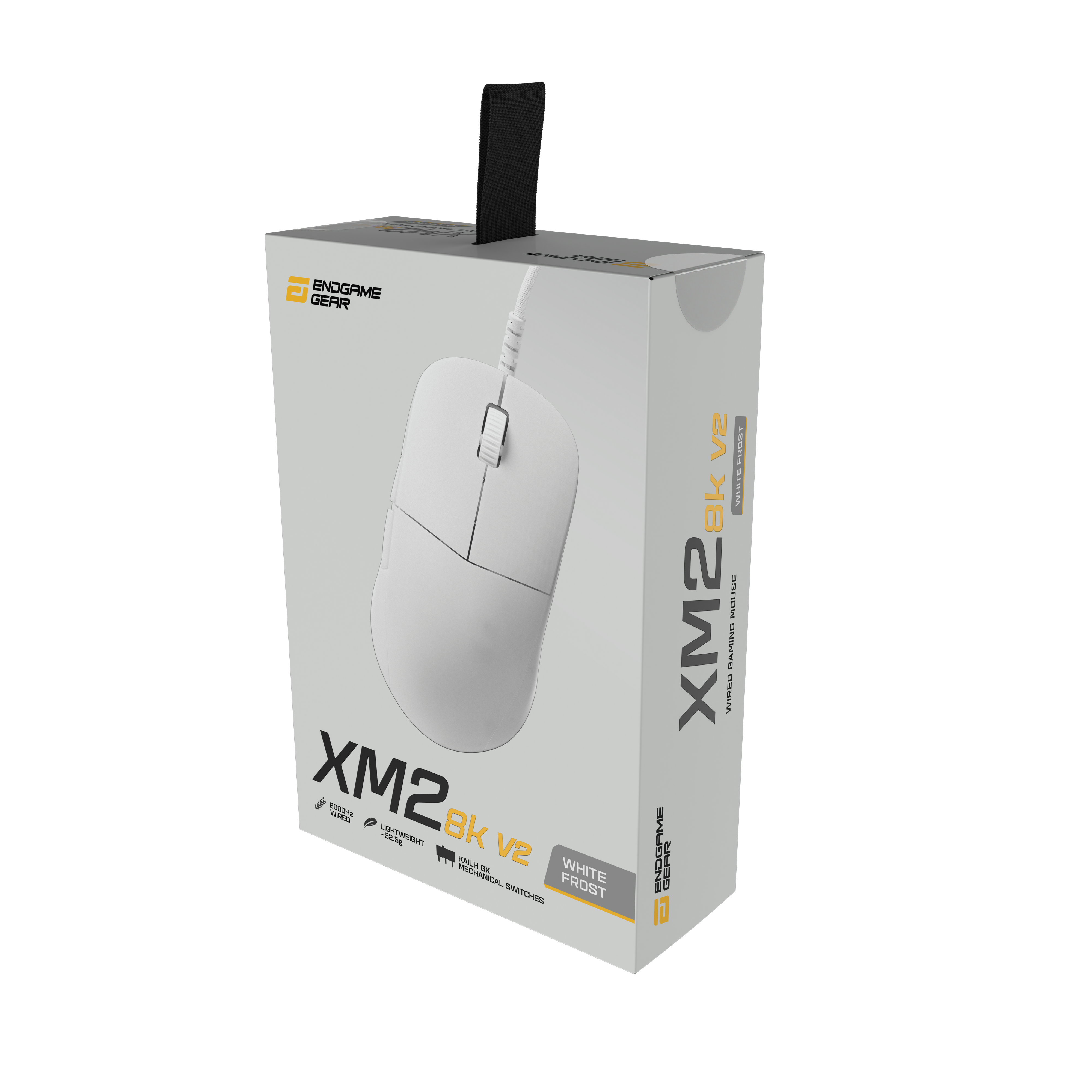 endgame-gear - XM2 8k v2 Gaming Maus - White Frost