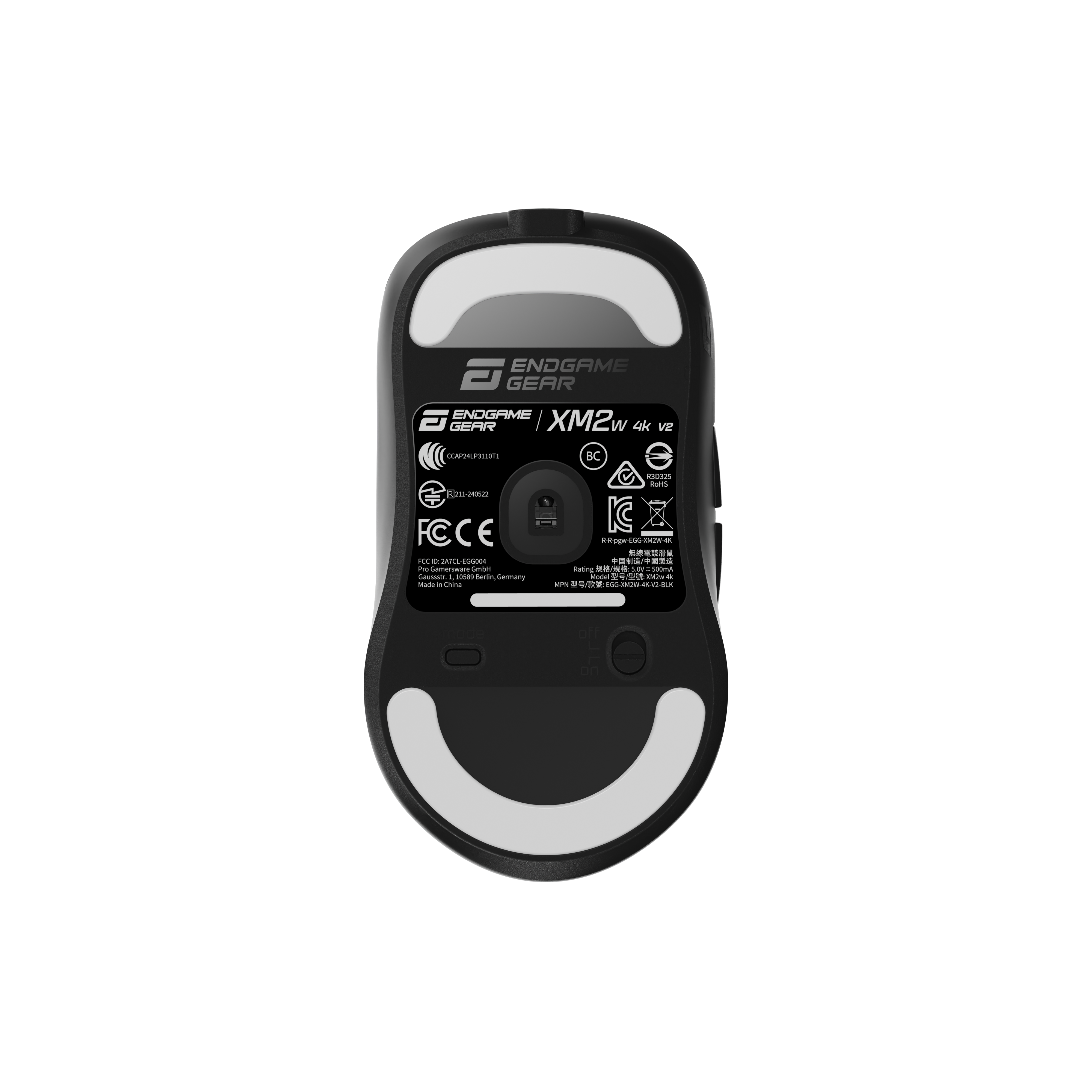 endgame-gear - XM2w 4k v2 kabellose Gaming Maus - Schwarz