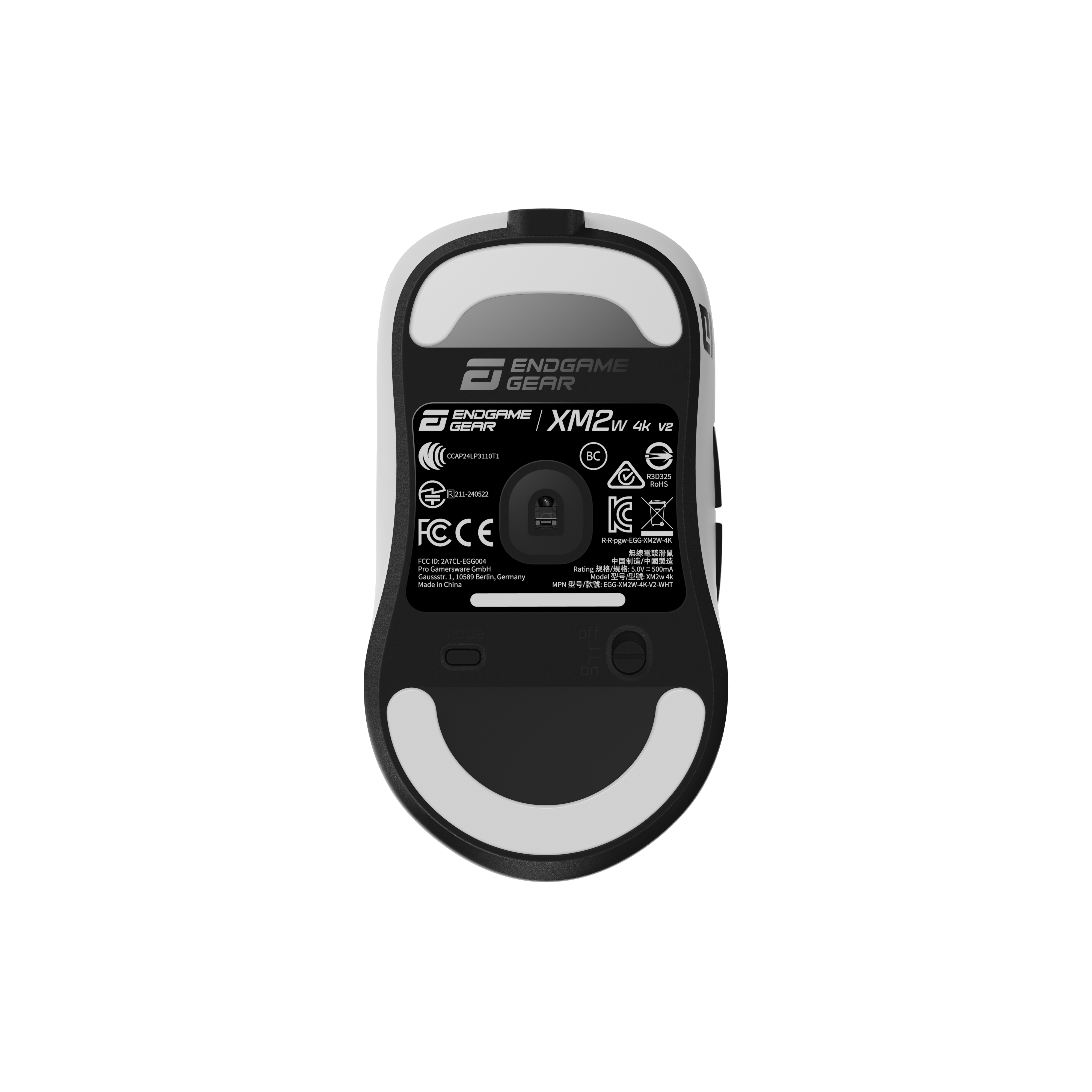 endgame-gear - XM2w 4k v2 kabellose Gaming Maus - Weiß