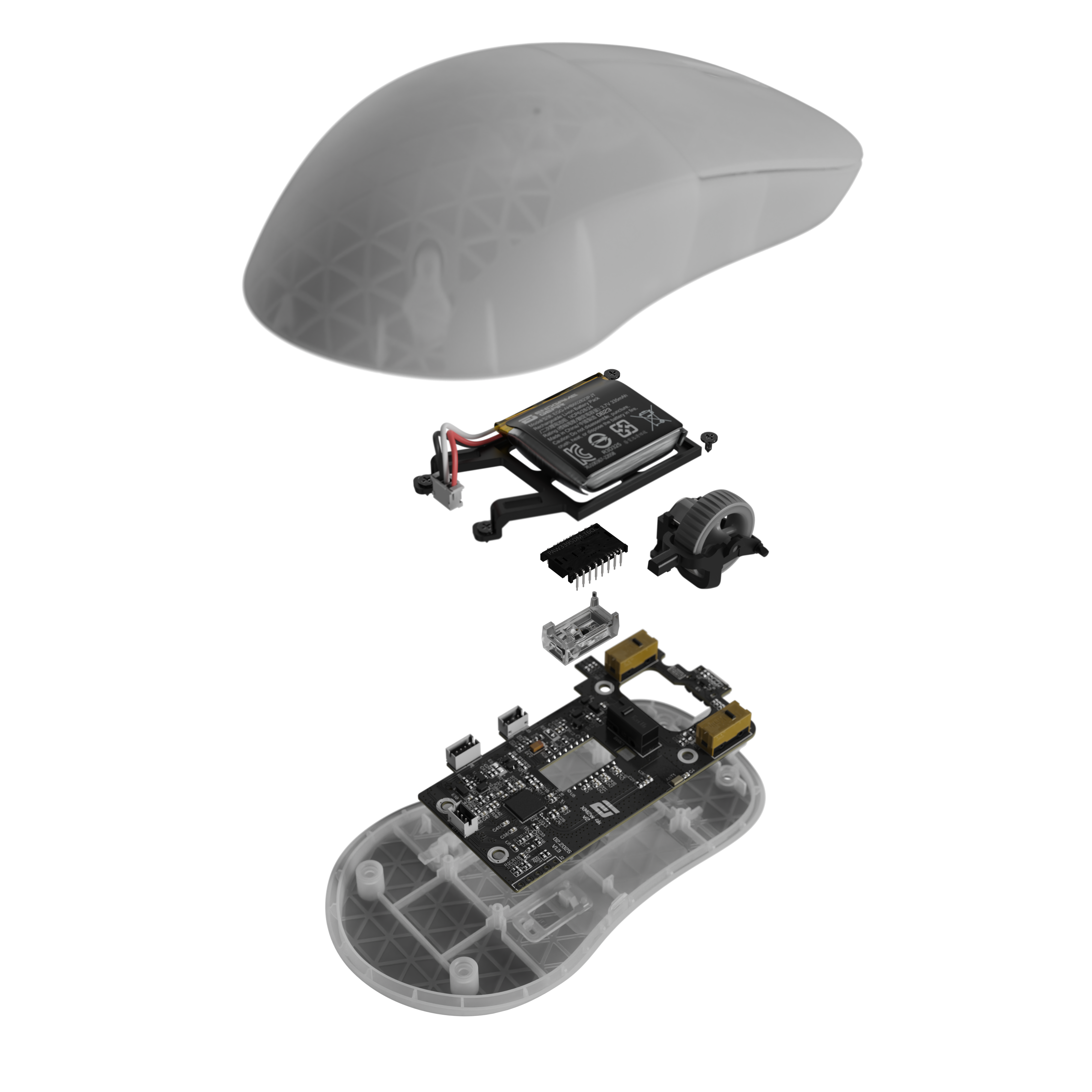 endgame-gear - XM2w 4k v2 kabellose Gaming Maus - White Frost