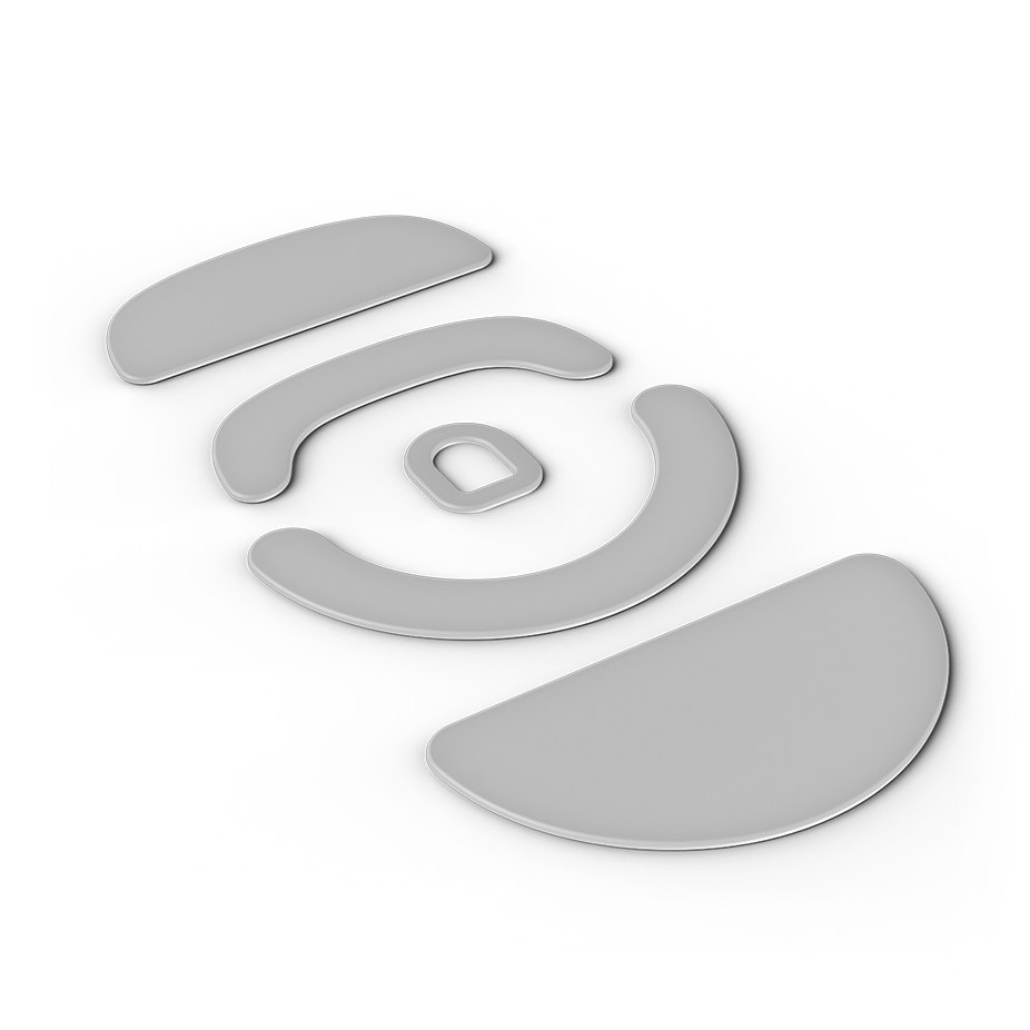 endgame-gear - XM2 Mouse Skates, 100% PTFE, milky white