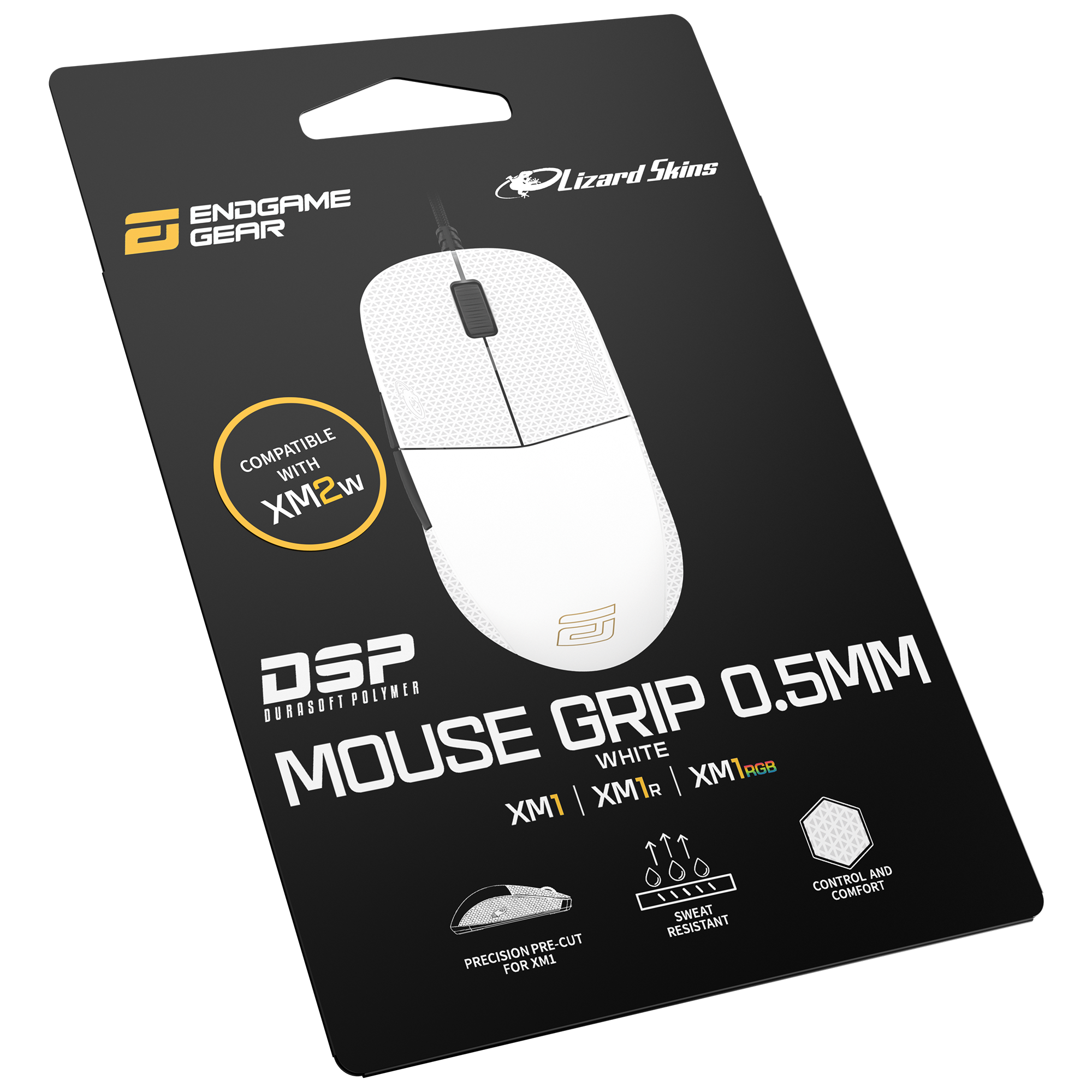 Endgamegear - XM1 Lizard Skins™ DSP Grip White