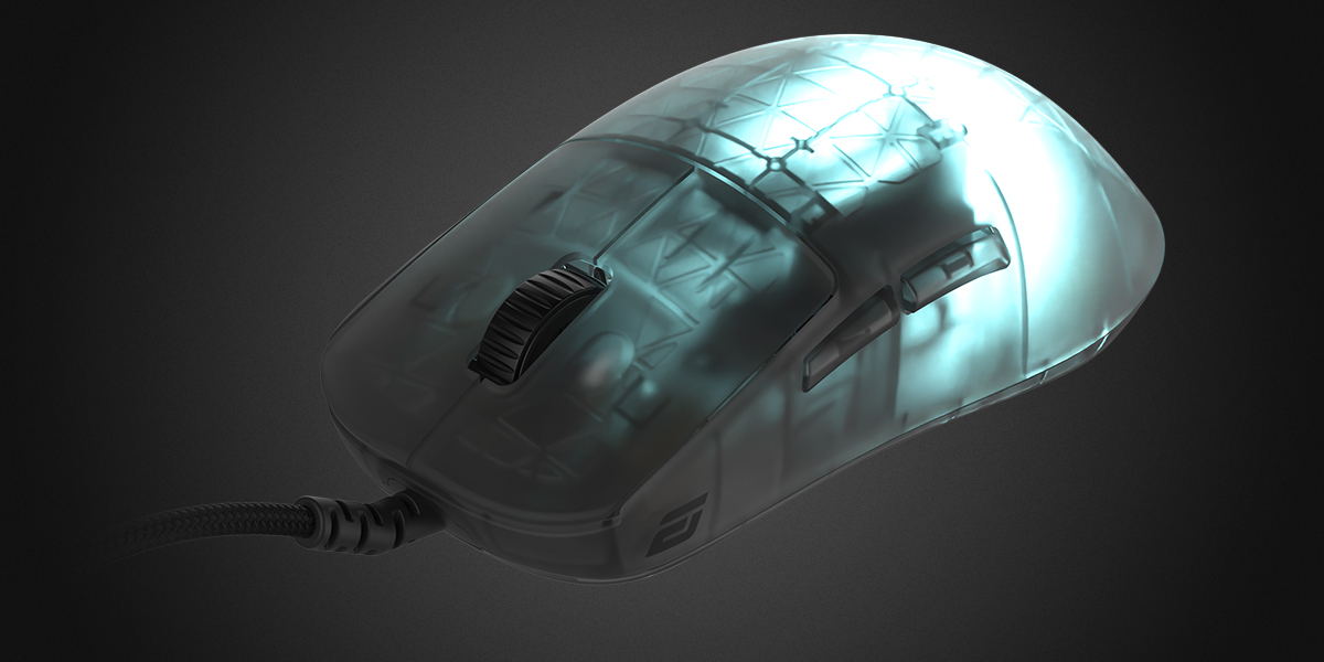 Gaming mouse OP1 RGB with sleek customizable lighting